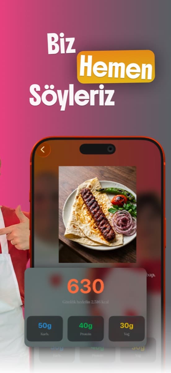Tabak tarama sonucu: 630 kalori, karbonhidrat, protein ve yağ değerleri